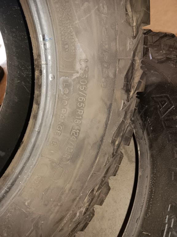 305/65R18 BFGoodrich All Terrain T/A KO2 Tires Set of 4