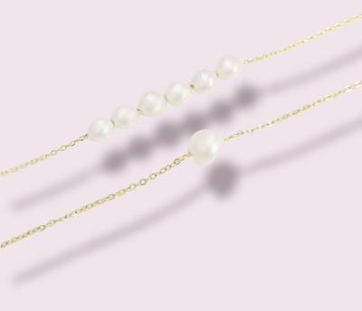 Stylish Layered Pearls Fashion Necklace