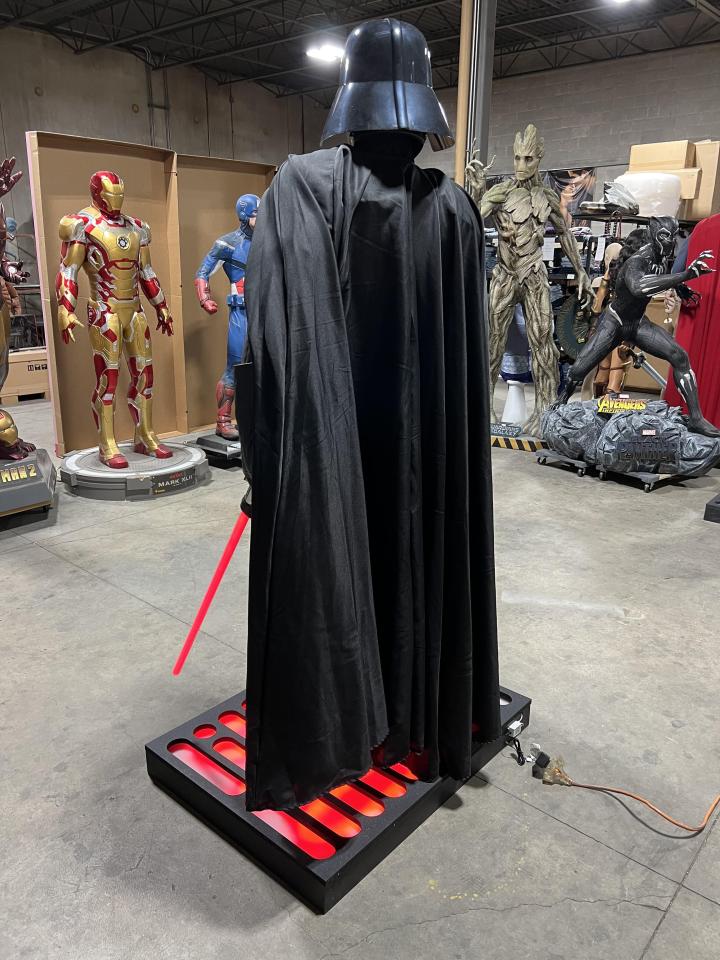 Life Size Star Wars Darth Vader with Lightsaber