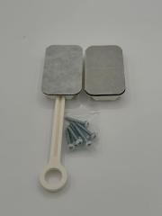 Ring Latch 5" White