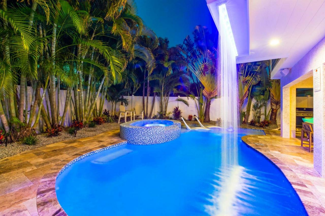 Waterfalls, Fountains, Spas, & Features in Wellen Park, Englewood, Rotonda West, North Port, Venice, and surrounding areas