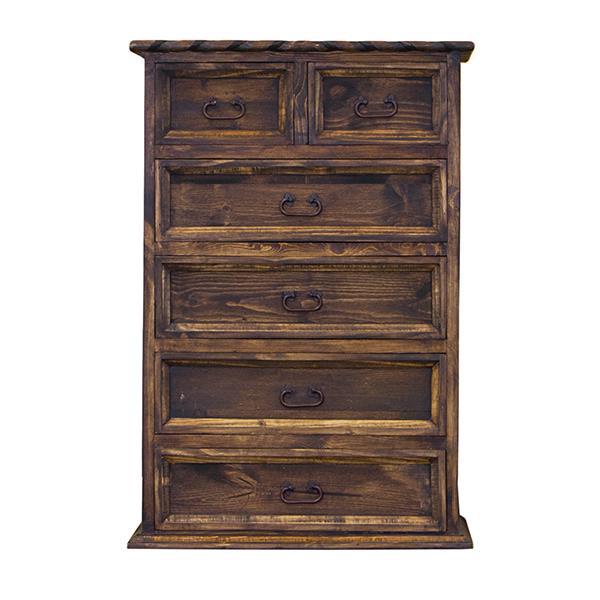 Chest 6-Drawers W/Rope (Medio Finish)