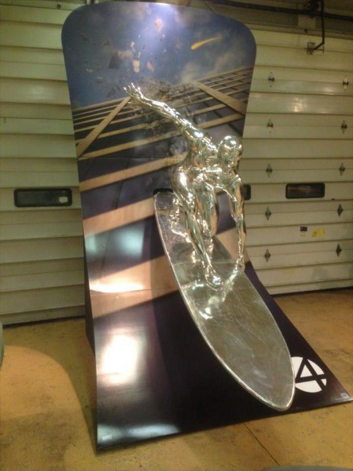 Life Size Marvel Silver Surfer Theater Display