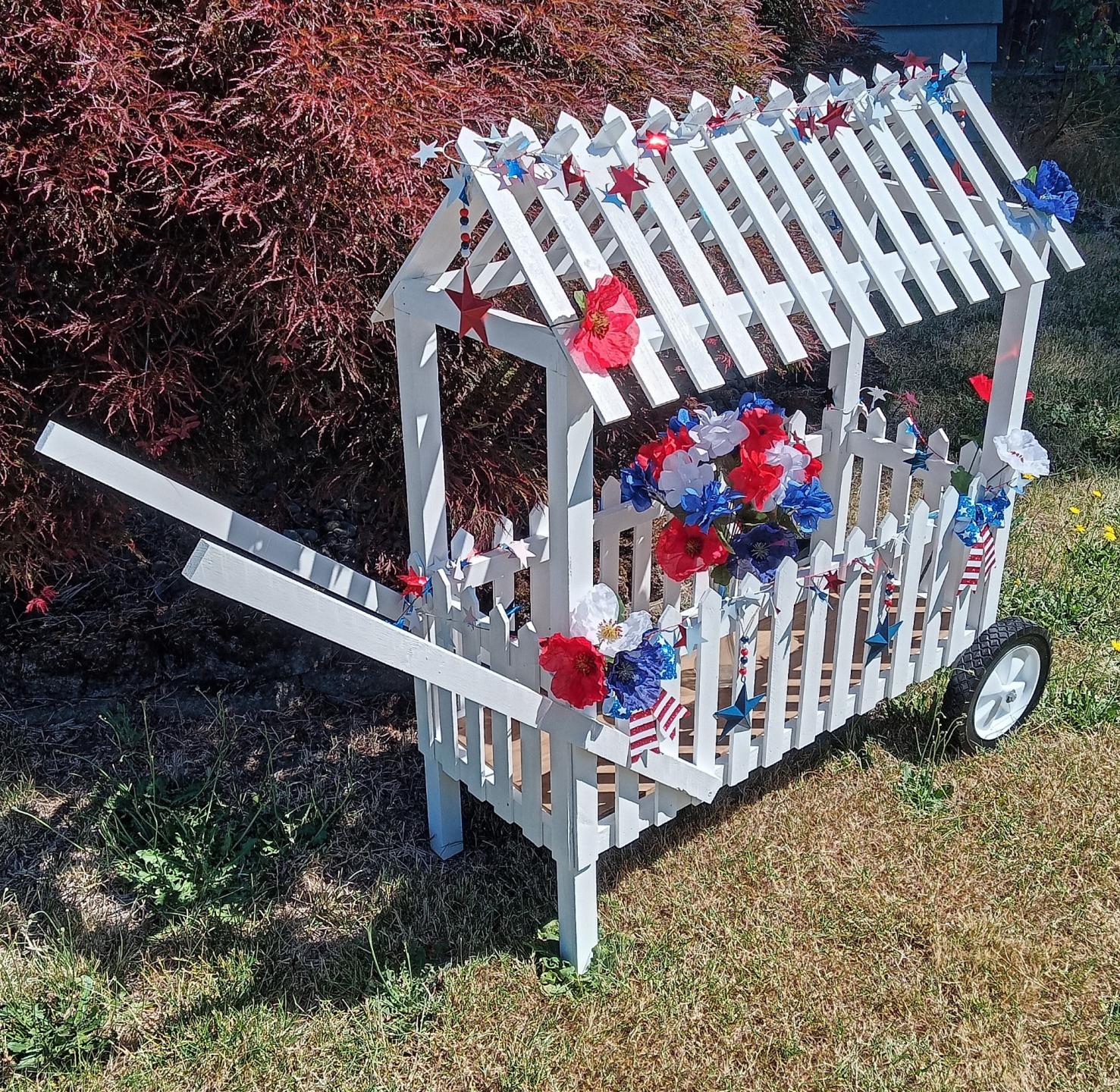 The Traditional Flower Cart