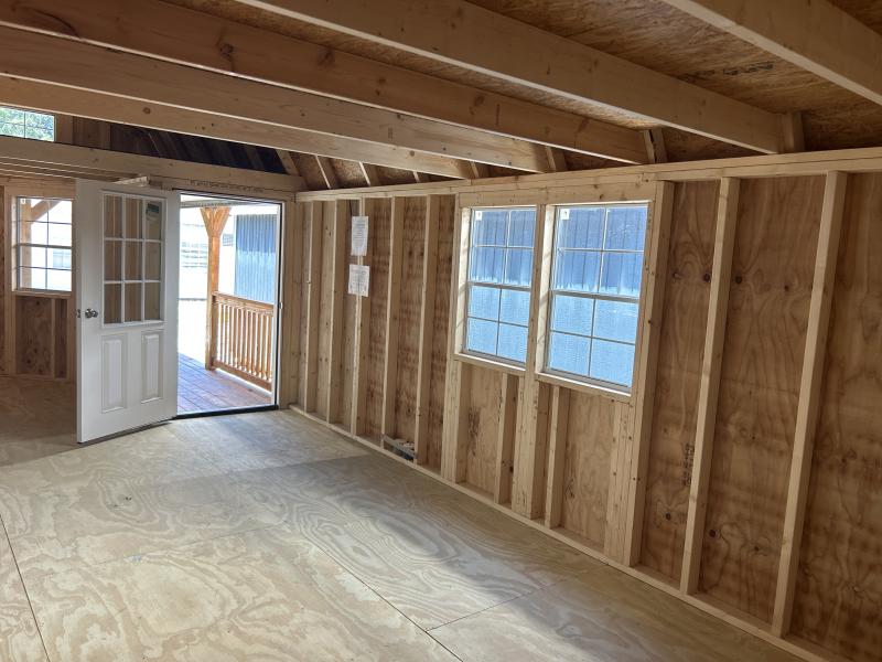 12x32 WRAPAROUND LOFTED BARN CABIN
