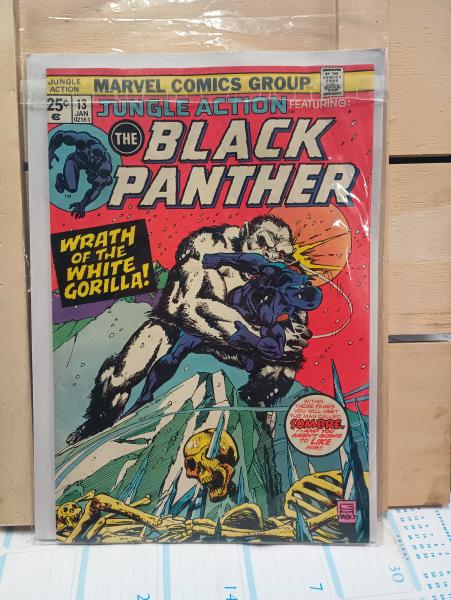 Comic Book Black Panther "Jungle Action"