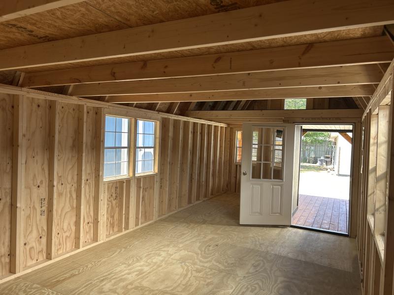 12x32 WRAPAROUND LOFTED BARN CABIN