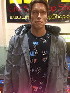 Life Size Terminator Arnold Schwarzenegger Disco Scene