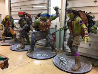 Life Size TMNT Teenage Mutant Ninja Turtles Full Size Paramount Pictures