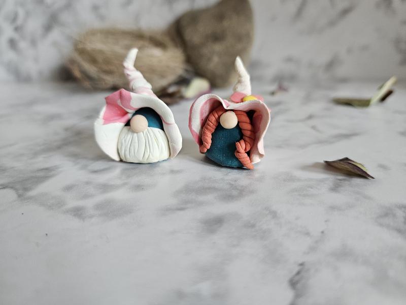 Gnome Couple set, teal