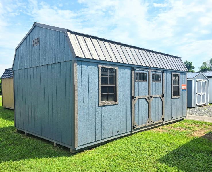 🔥REPO - SAVE $2,416 - 12x20 RAMP DOOR BARN w/ELECTRICAL PACKAGE - $7,050 + tax or $422 DOWN & $272/MO - NO CREDIT CHECK RTO - DELIVERY & BLOCKS INCLUDED!