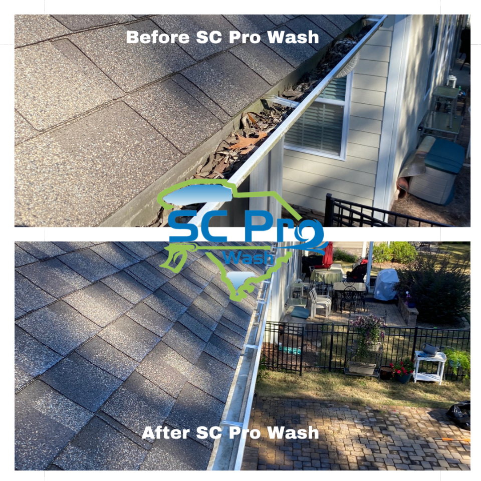 GUTTER CLEANING &amp; BRIGHTENING AND GUTTER GUARDS INSTALLATION SERVICES
