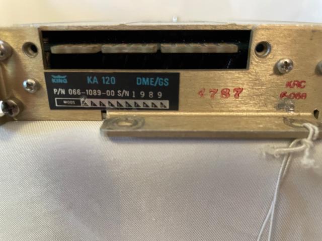 Bendix-King KA 120 DME/GS Code Converter for DME. Used.