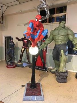 Amazing Spiderman on Lightpole