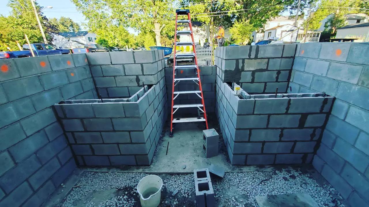 Retaining Wall Installation