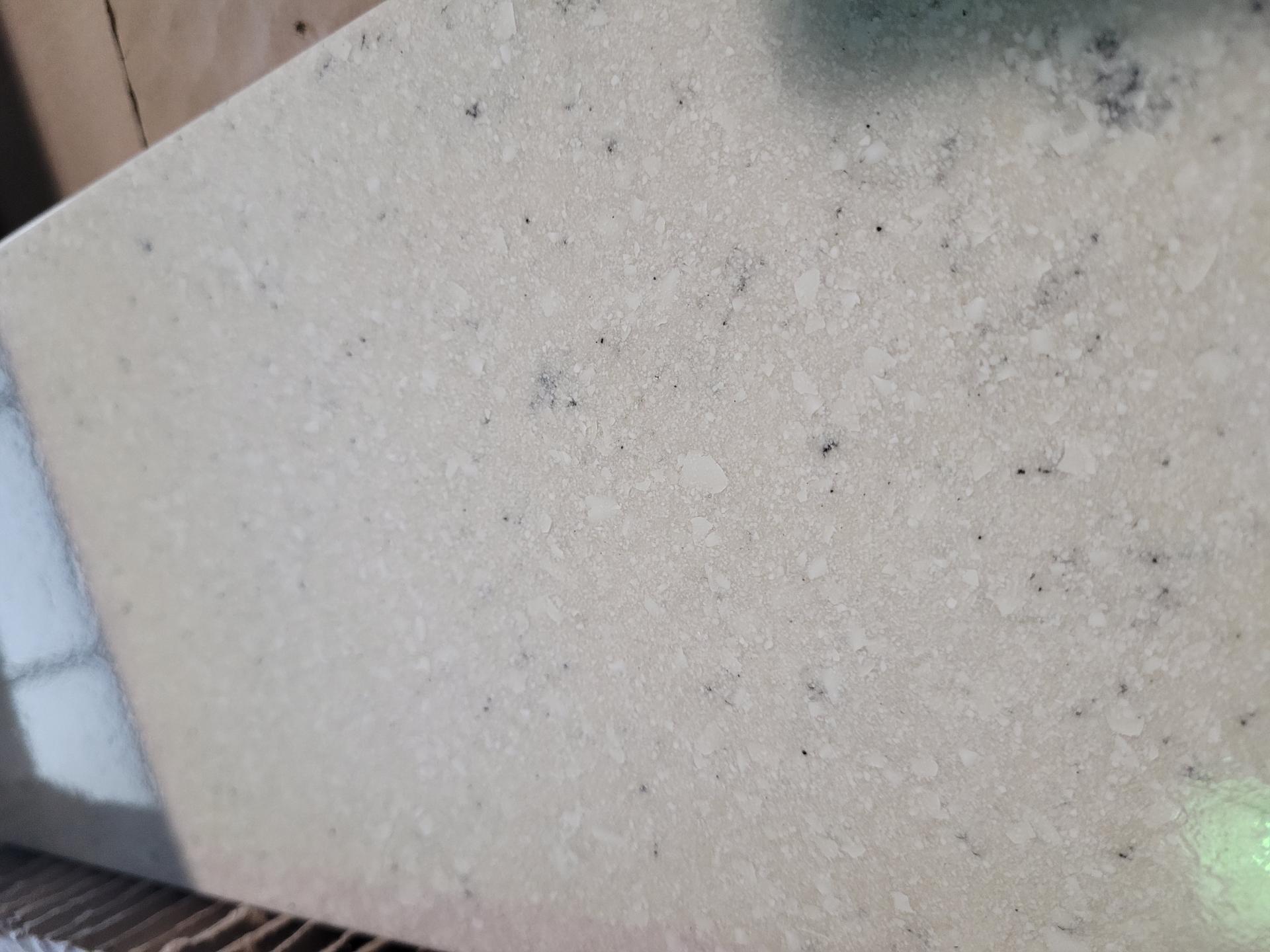 Light brown countertop with sink