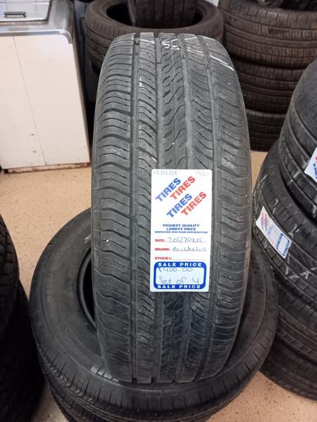 205/70R15 Michelin Harmony Tires Set of 4