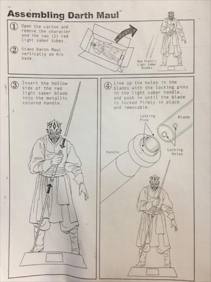 Life Size Star Wars Darth Maul Brand New in Box