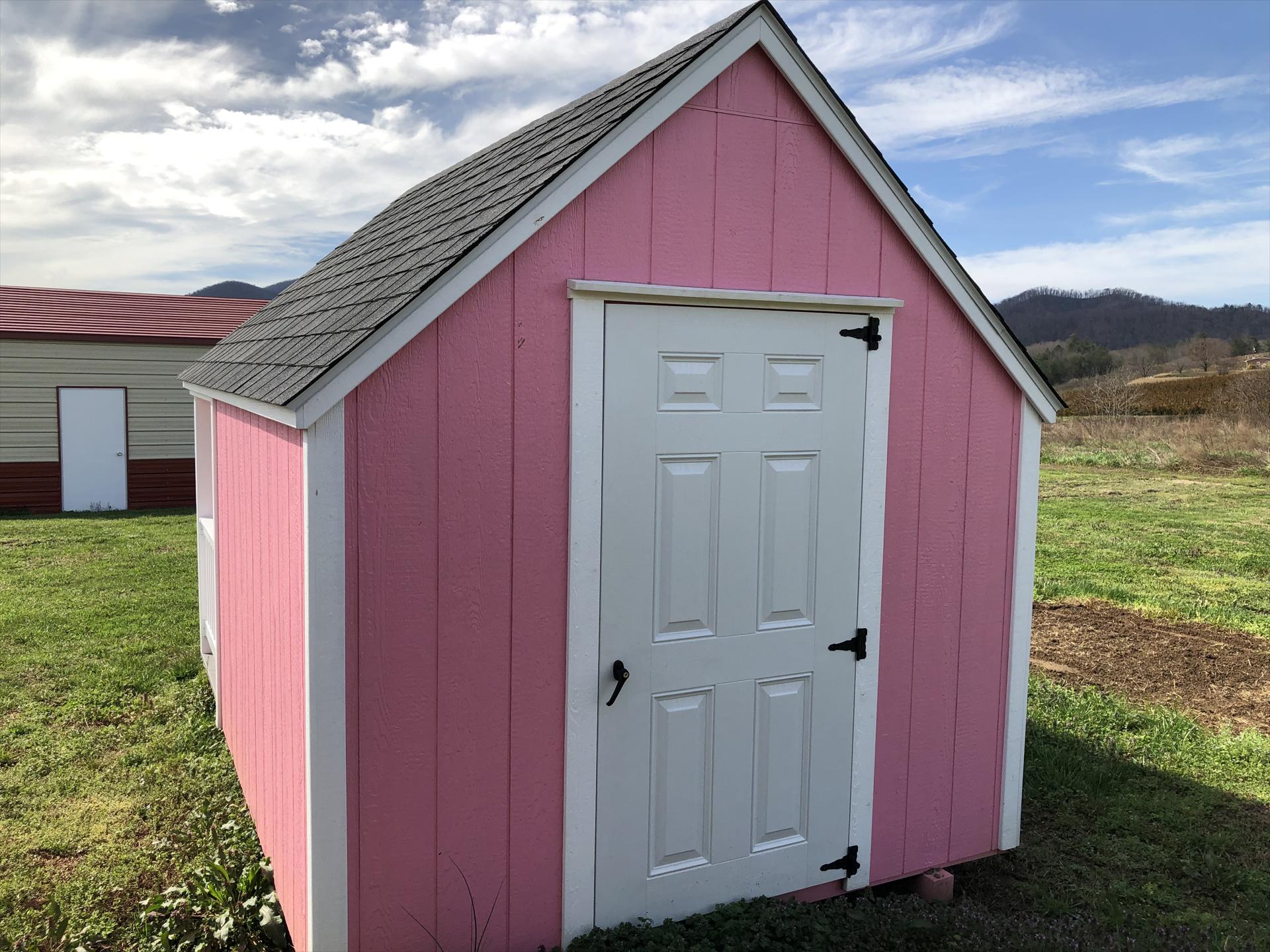 8 x 12 Pink Playhouse