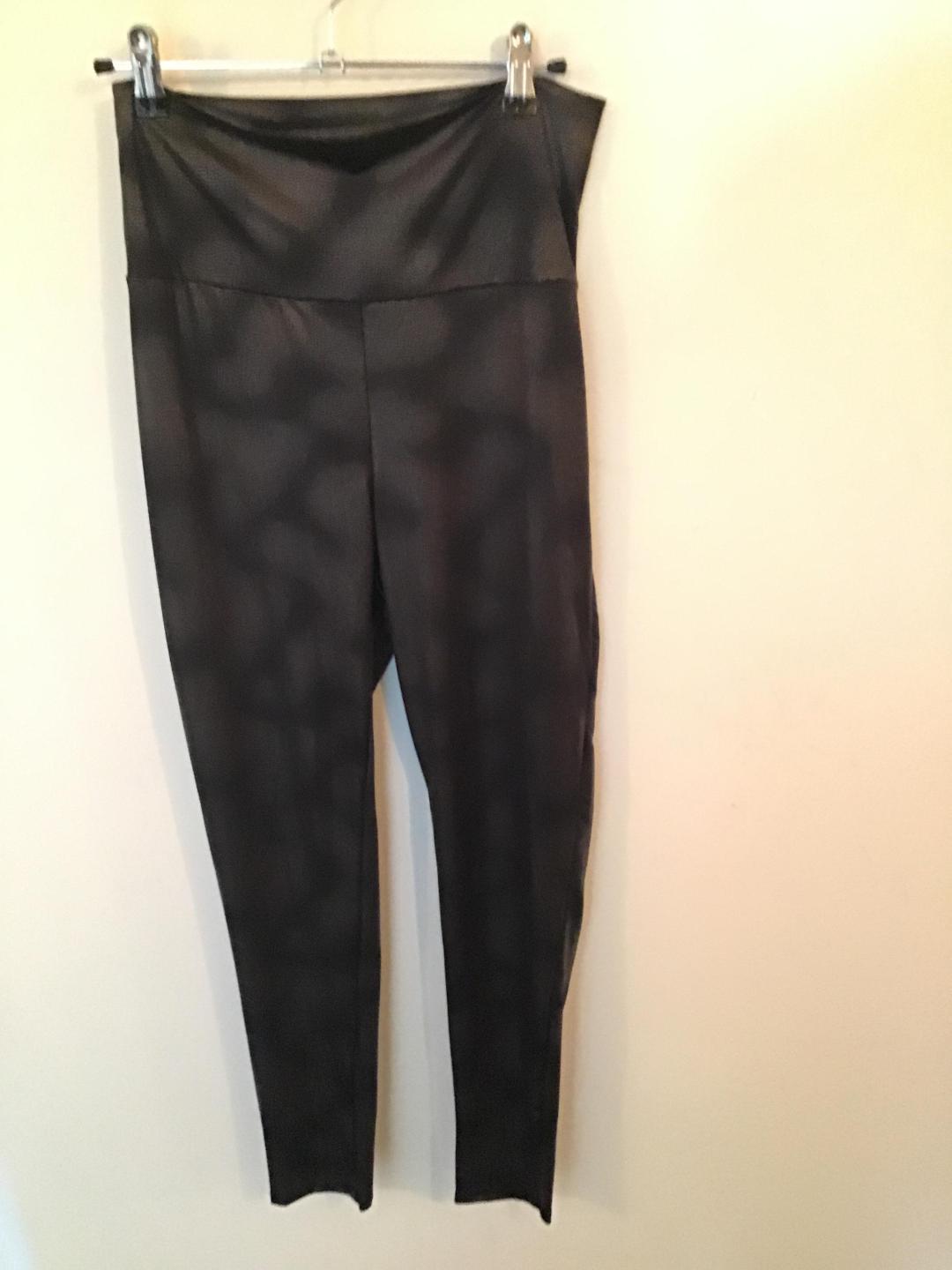 Faux Leather Slim Fit High Waist Leggings