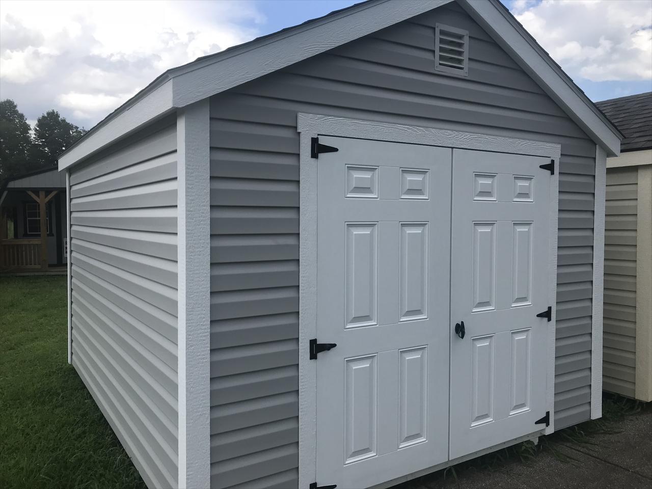 Vinyl 10x12 Utility Shed
