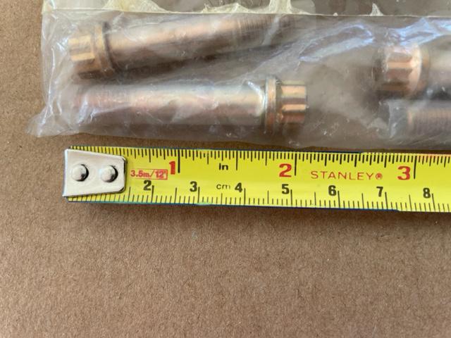 External Wrenching Bolt. 12 point, 1.724" thread. New.