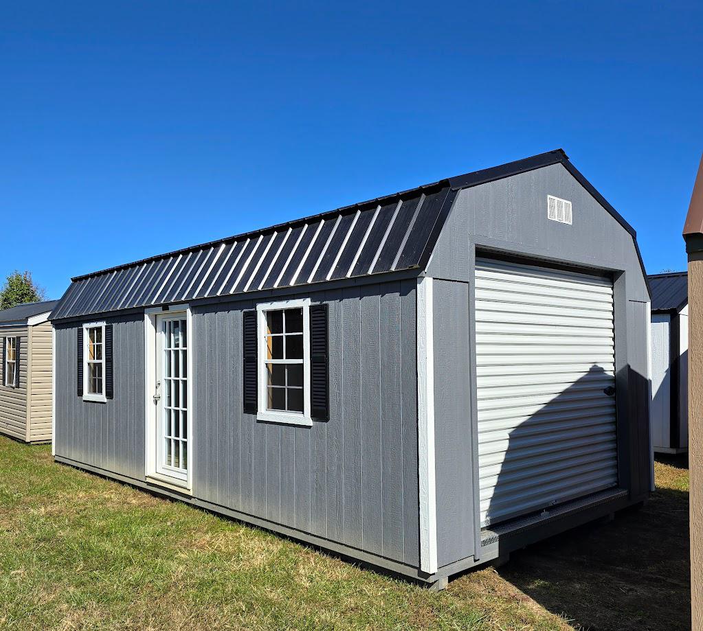 $1,032 OFF this 12x24 Lofted Barn Garage - ONLY $9,291 + tax OR $367 Down and $367/ Month Rent to Own! EVERYONE APPROVED!
