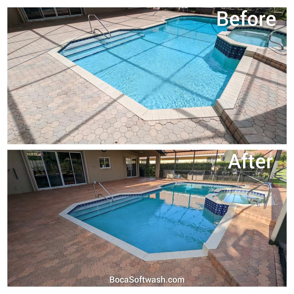 POOL DECK CLEANING & SEALING