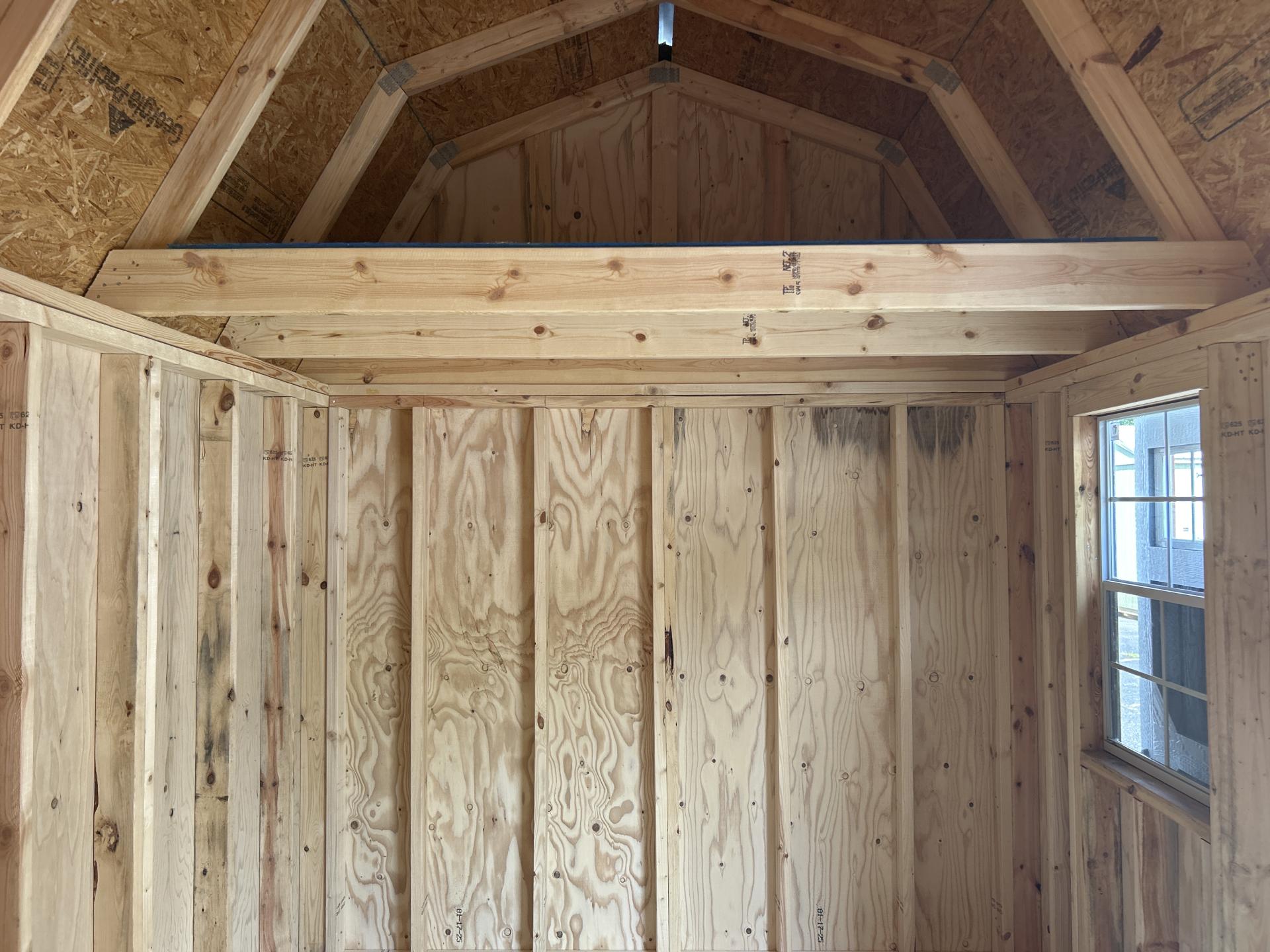 08x12 SIDE LOFTED BARN
