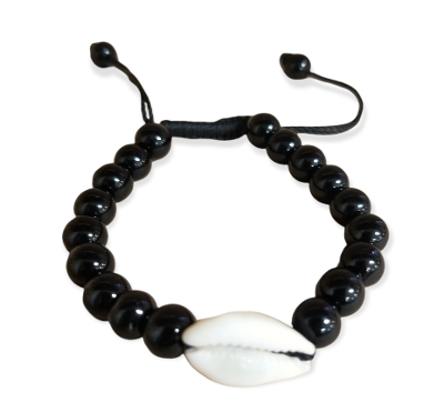 Cowrie Shell Glass Beads Bracelet