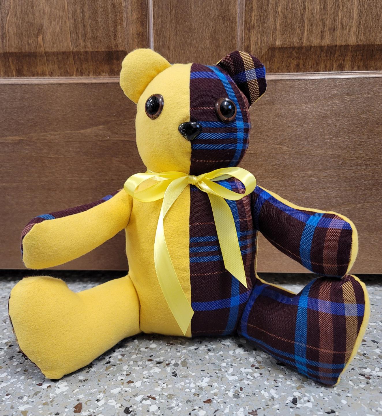 Memory Bear made from Loved Ones Shirts