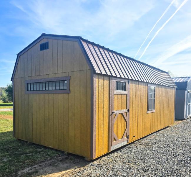 🔥SAVE $795 12x24 LOFTED BARN w/SIDE LOFTS - $9,144 or $361 DOWN & $361/MO - NO CREDIT CHECK - FREE DELIVERY & BLOCKS (50miles)