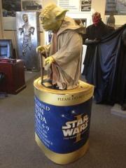 Life Size Star Wars Yoda with SUPER RARE Stand
