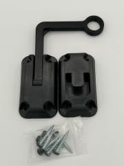 Ring Latch 90 Degree Black