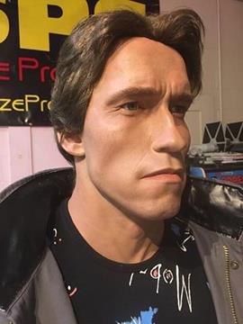 Life Size Terminator Arnold Schwarzenegger Disco Scene