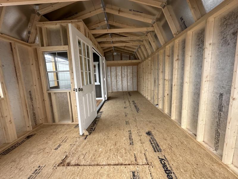 12x24 Lofted Center Porch
