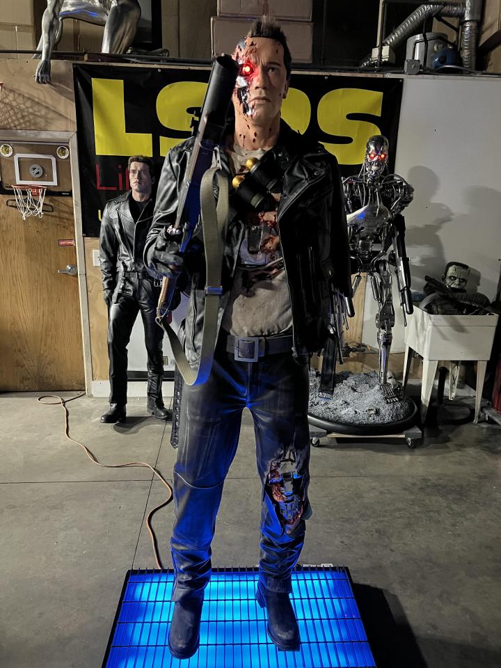 Battle Damaged T2 Terminator Arnold Schwarzenegger