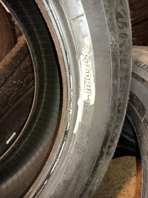 235/45R21 Bridgestone WeatherPeak Tires Set of 4