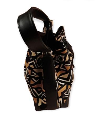 Multicolor Ankara Bucket Bag