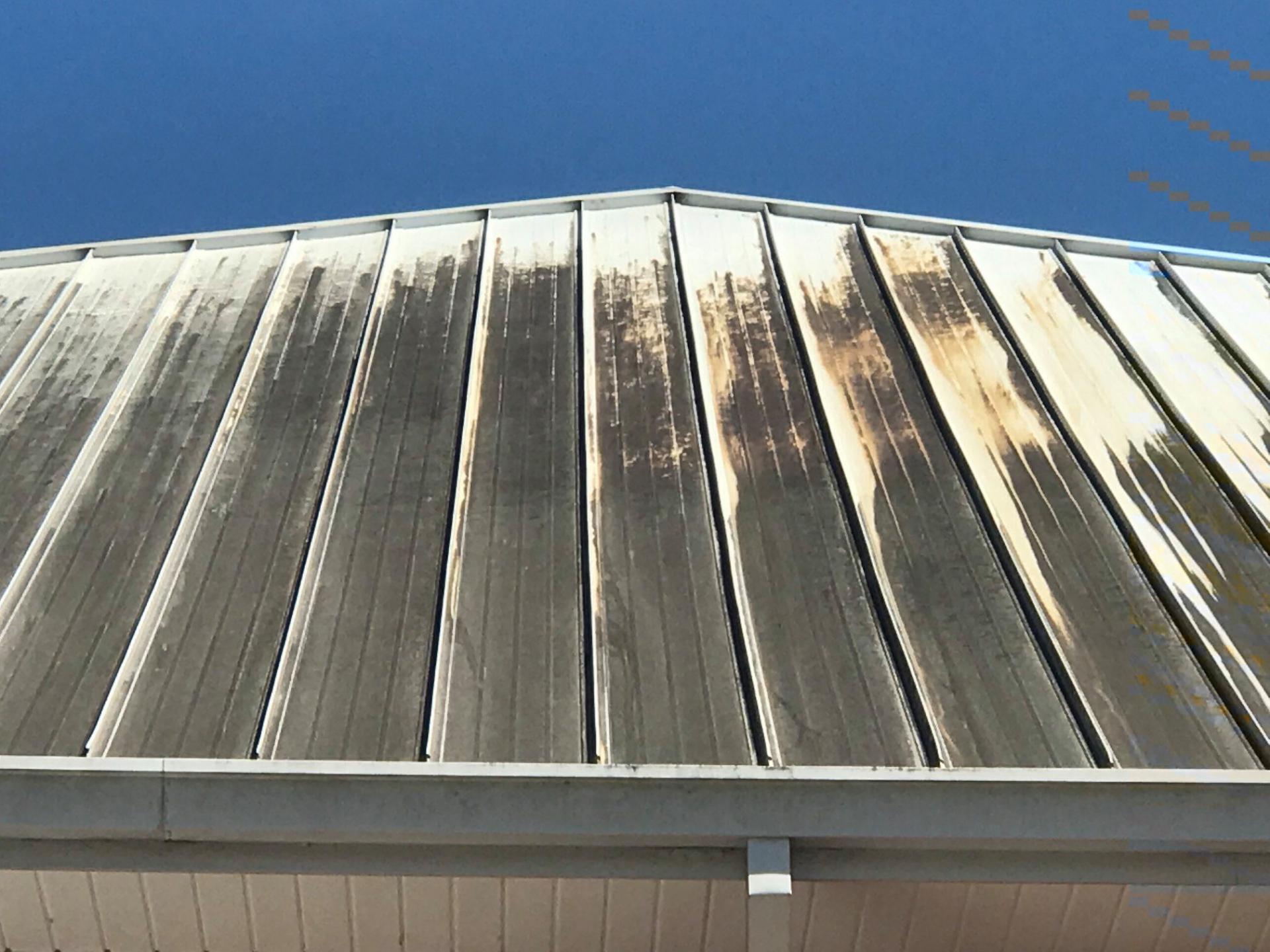 Commercial Pressure Washing in Defuniak Springs FL Metal Roof Cleaning
