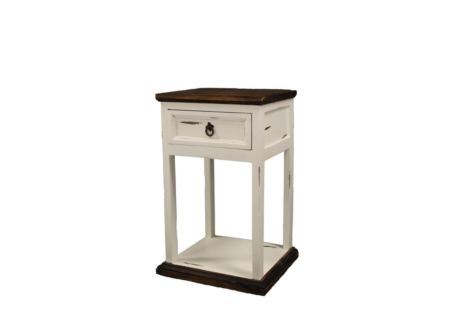 White Promo Nightstand
