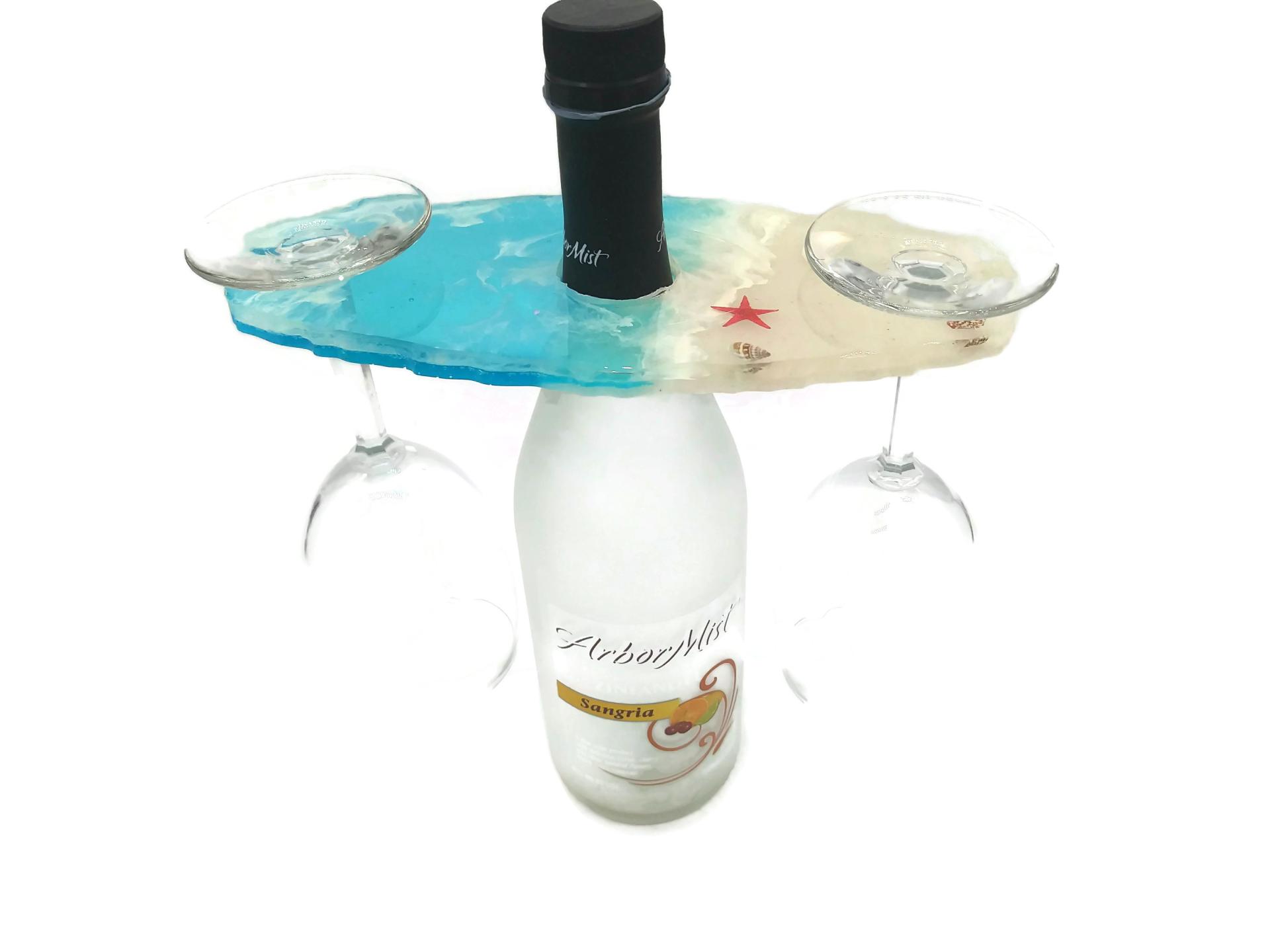 Beach themed wine butlers