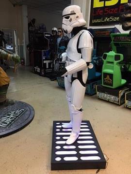 Life Size Star Wars Stormtrooper with Blaster Full Size