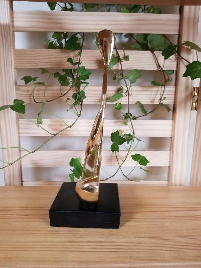 Abstract Yoga Silhouette Sculpture