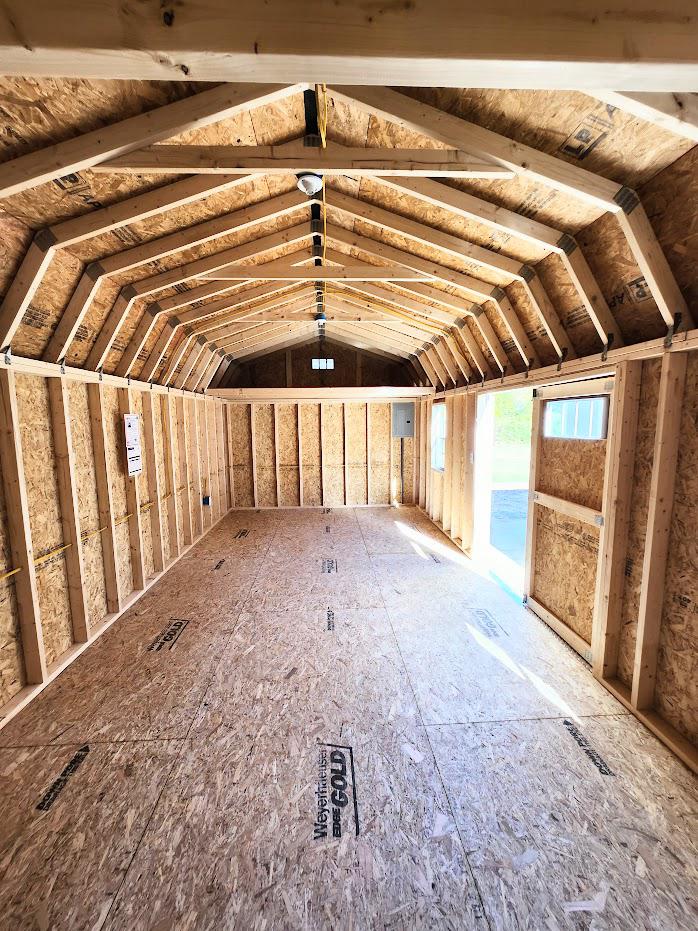 5% OFF -12x24 LOFTED BARN -ELECTRICAL -ONLY $8,703