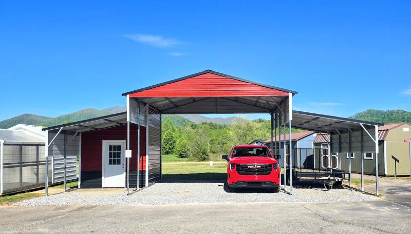 🔥SAVE $2,565 OFF - 40x20x12/8 BARN STYLE COVER w/STORAGE - ONLY $9,093 + TAX INSTALLED IN NC!
