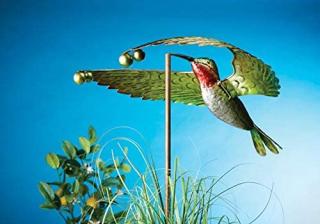 Garden Stake 360 Spinner Hummingbird