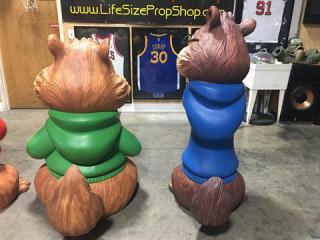Life Size Alvin and the Chipmunks Theater Display