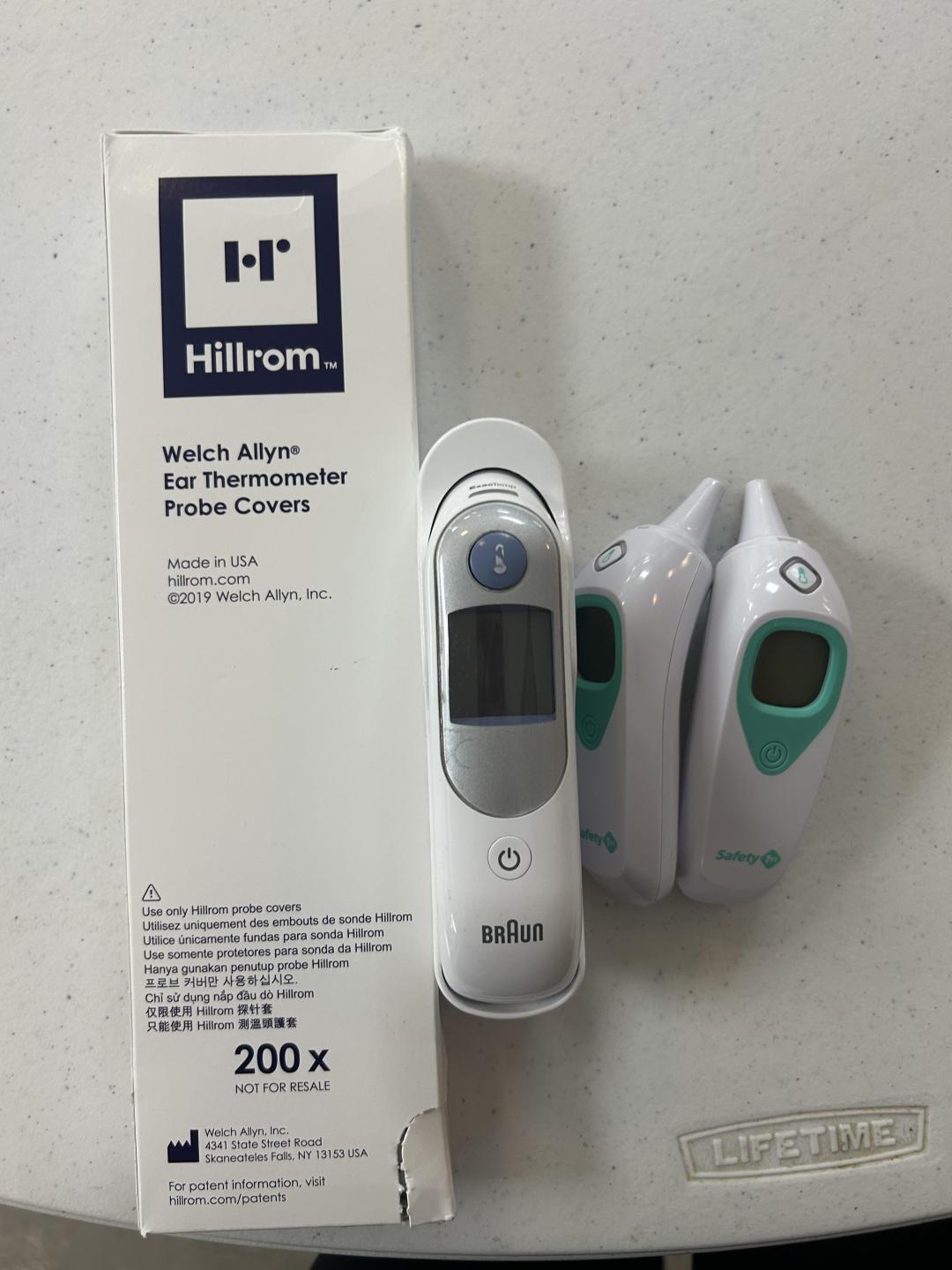 Thermometers and probe covers