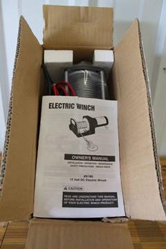 Brand New 1500lb 12v Electric Winch - Lot # J1075